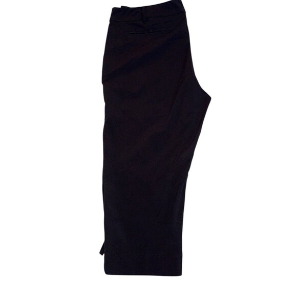 ANATOMIE Luxe Travel Capri Cropped Pants Women's Large 17" Inseam Black Stretch - Picture 5 of 12